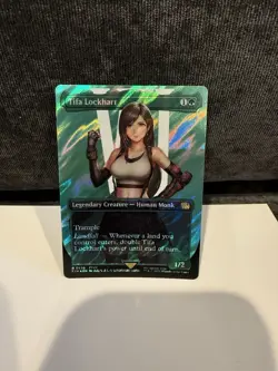 Tifa Lockhart (Borderless) (Surge Foil) Final Fantasy Foil - 0536! NM! - Image 1