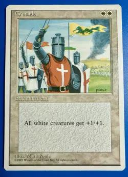 1 BANNED MTG Magic The Gathering Cruzade | Fourth Edition 4ED | NM Near Mint - Image 9