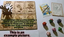 FALLEN SHINOBI DEADPOOL MARVEL MAGIC GATHERING ALTERED ART HAND PAINT DEMIAN - Image 10