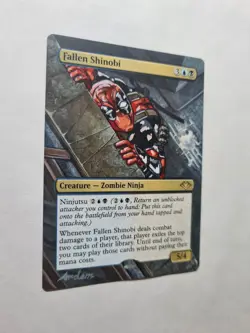 FALLEN SHINOBI DEADPOOL MARVEL MAGIC GATHERING ALTERED ART HAND PAINT DEMIAN - Image 14