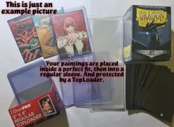 FALLEN SHINOBI DEADPOOL MARVEL MAGIC GATHERING ALTERED ART HAND PAINT DEMIAN - Image 6