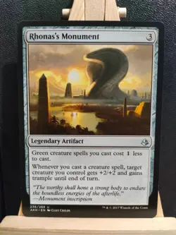 Rhonas's Monument - Amonkhet - Uncommon - NM to LP (see pics) MTG - Image 1