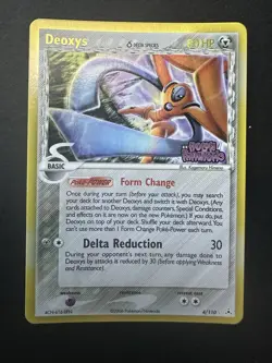 Pokemon TCG: Deoxys (2006) EX Holon Phantoms 4/110 Holo Rare Card *STAMPED* 🔥 - Image 1