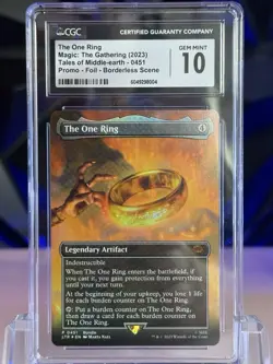 MTG The One Ring Borderless Foil Unplayed - #0451 - Lord Of The Rings LTR - Image 1