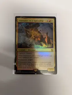 MtG Doctor Who Dinosaurs On A Spaceship Foil R 0122 Magic Gathering - Image 3