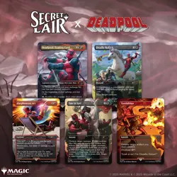 Secret Lair x Marvel's Deadpool Rainbow Foil Edition MTG (New/Factory Sealed) - Image 6