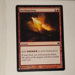 MAGIC THE GATHERING. Seething Song, knights vs dragons 1993-2001 70/81 - Image 1