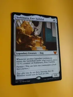 Yoshimaru, Ever Faithful. Mythic Dog.  NEC Magic the Gathering Card. - Image 3