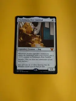 Yoshimaru, Ever Faithful. Mythic Dog.  NEC Magic the Gathering Card. - Image 4