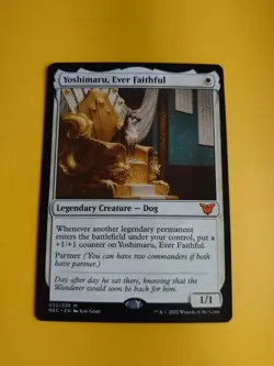 Yoshimaru, Ever Faithful. Mythic Dog.  NEC Magic the Gathering Card. - Image 7