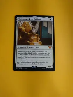 Yoshimaru, Ever Faithful. Mythic Dog.  NEC Magic the Gathering Card. - Image 9