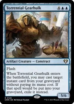 MTG Torrential Gearhulk ** Commander Masters ** English (NM) - Image 1