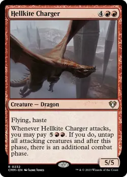 MTG Hellkite Charger ** Commander Masters ** English (NM) - Image 1
