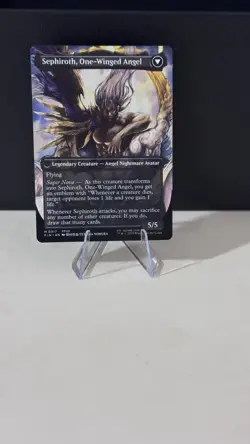x1 Sephiroth, Fabled SOLDIER / Sephiroth, One-Winged Angel MTG 317 FULL ART 1x - Image 2