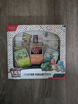 Pokémon TCG Scarlet Violet 151 Poster Collection Box New Factory Sealed Pokemon - Image 1