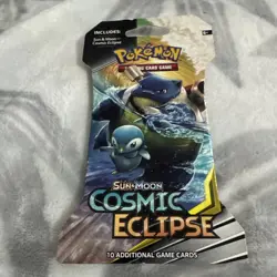 Sun & Moon-Cosmic Eclipse Pokemon  Sleeved Booster Pack New - Image 1