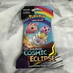 Sun & Moon-Cosmic Eclipse Pokemon  Sleeved Booster Pack New - Image 1
