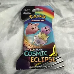 Sun & Moon-Cosmic Eclipse Pokemon  Sleeved Booster Pack New - Image 4