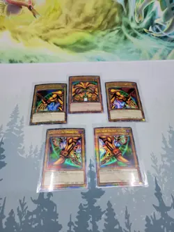 YUGIOH! Exodia the Forbidden One Complete 5 Card Set TN23 MP24 QCR NM - Image 2