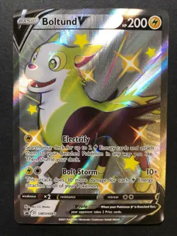Pokemon Shining Fates Promo Boltund V SWSH085 - Tin Fresh - Near Mint - Image 3