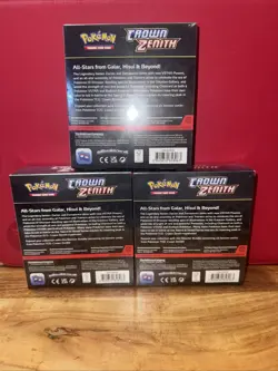 LOT OF 3 POKEMON CROWN ZENITH FACTORY SEALED BOOSTER BUNDLE BUNDLES - Image 2