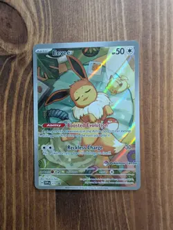 Pokémon TCG Prismatic Evolutions Eevee Promo SVP 173 Pokemon Center Stamped - Image 11