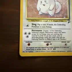 Clefairy 006/130 Holo Rare Base Set 2 Pokémon Card MP - Image 5