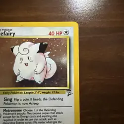 Clefairy 006/130 Holo Rare Base Set 2 Pokémon Card MP - Image 9