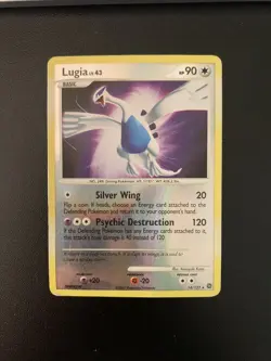 Pokemon TCG Lugia LV. 43 Reverse Holo Rare Secret Wonders 14/132 - Image 1