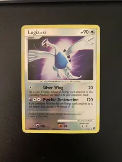 Pokemon TCG Lugia LV. 43 Reverse Holo Rare Secret Wonders 14/132 - Image 3