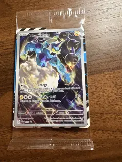 POKEMON TCG SEALED Black Bolt ETB THUNDURUS Black Star Promo Card 209 - Image 1