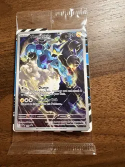 POKEMON TCG SEALED Black Bolt ETB THUNDURUS Black Star Promo Card 209 - Image 3