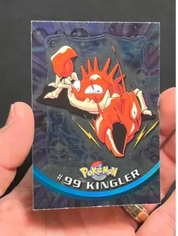 Topps Pokémon Kingler #99 holo foil series 2 LP - Image 1