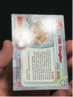 Topps Pokémon Kingler #99 holo foil series 2 LP - Image 8