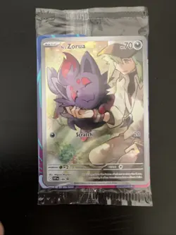 N's Zorua 189 ETB Promo card Pokémon TCG Journey Together Sealed - Image 3