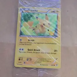 POKEMON PROMO - XY GENERATIONS 20TH ANNIVERSARY - PIKACHU 26/83 (HOLO) SEALED M - Image 1