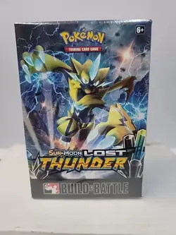 Lost Thunder Build and Battle Box Prerelease Sun & Moon Pokemon Sealed Brand New - Image 1
