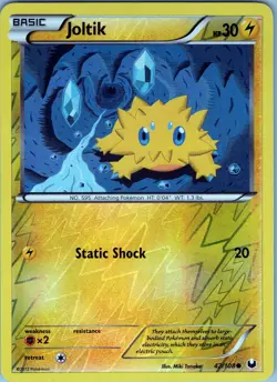 Joltik 42/108 Common - Pokemon TCG B&W 5: Dark Explorers - Reverse Holo (LP) - Image 3