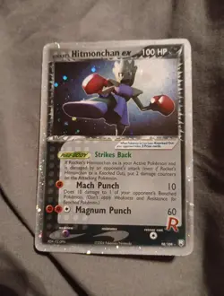 Rocket's Hitmonchan ex 98/109 Team Rocket Returns Holo Rare Pokemon TCG Nintendo - Image 9