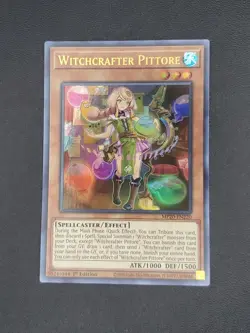 Yu-Gi-Oh! Witchcrafter Pittore MP20-EN220 1st Edition Ultra Rare NM - Image 1