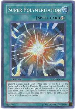 YuGiOh! Super Polymerization - LCGX-EN101 - Secret Rare - 1st ED NM - Image 2
