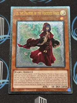 Yugioh Lo The Prayers Of The Voiceless Voice Ultimate Rare OP26-EN002 - Image 1