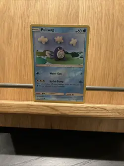 Pokemon Card Poliwag Sun & Moon Reverse Holo 30/149 Near Mint - Image 1