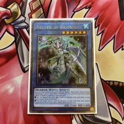 Yugioh Nekroz of Brionac RA03-EN260 Quarter Century Secret Rare (QCSR) 1st Ed MP - Image 1