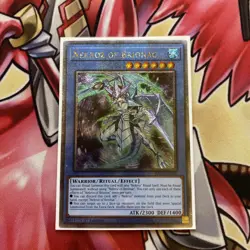 Yugioh Nekroz of Brionac RA03-EN260 Quarter Century Secret Rare (QCSR) 1st Ed MP - Image 5