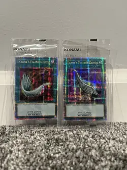 Harpie’s Feather Duster BOTH Variants - Yu-Gi-Oh Early Days Promo Cards (SEALED) - Image 1