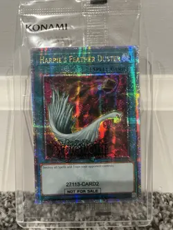 Harpie’s Feather Duster BOTH Variants - Yu-Gi-Oh Early Days Promo Cards (SEALED) - Image 3
