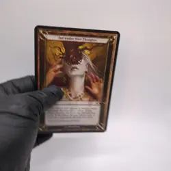 MTG Surrender Your Thoughts Oversized Scheme Card – Archenemy 2010 – Magic - Image 6