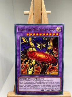 Eldlich The Mad Golden Lord - Gold Rare 1st Edition MGED-EN123 - NM - YuGiOh - Image 3