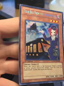 Yugioh Tour Bus From The Underworld Secret Rare 1st Edition ORCS-EN086 MP - Image 10